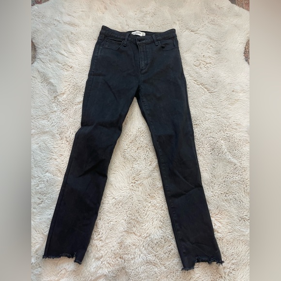Abercrombie super skinny ankle high rise black jean size 28/6R - Picture 10 of 10